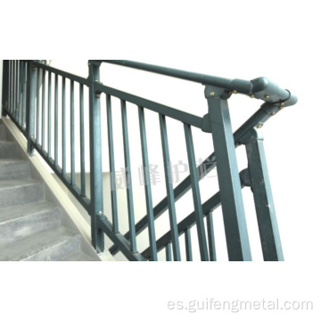 Bastillas de escalera de acero de zinc para uso comercial doméstico